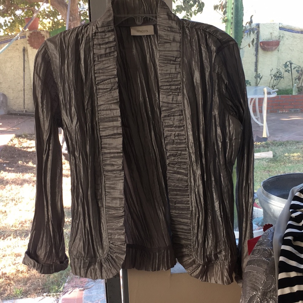Light silver jacket